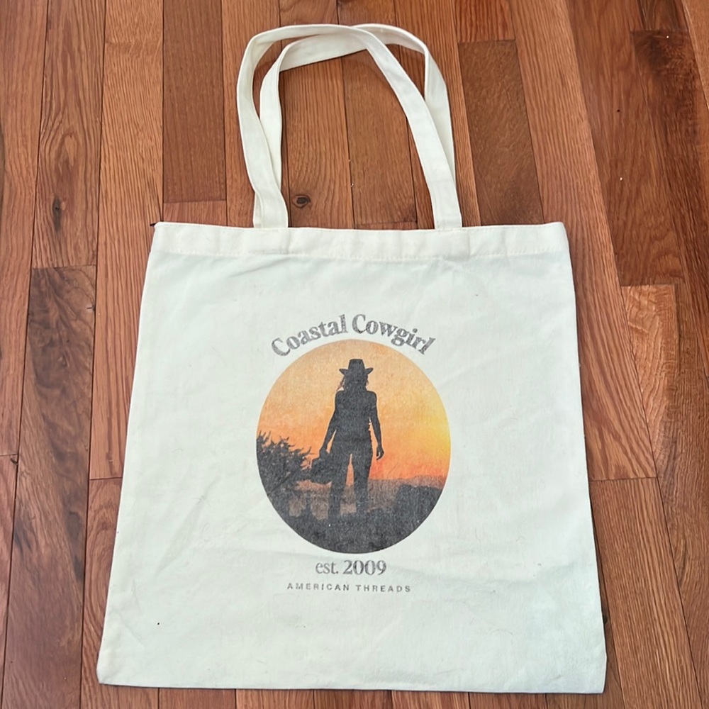 Costal Cowgirl tote bag from American threads